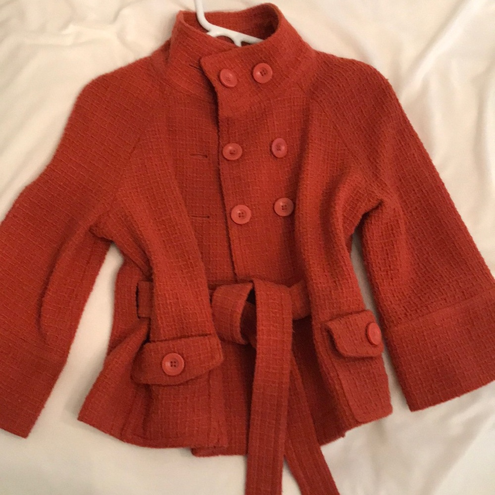 Dark orange coat
